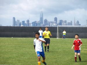 Nathan is a youth soccer referee.